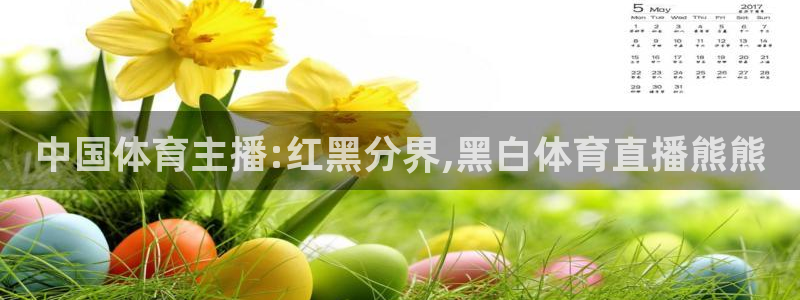 833赛事直播：中国体育主播:红黑分界,黑白体育直播熊熊